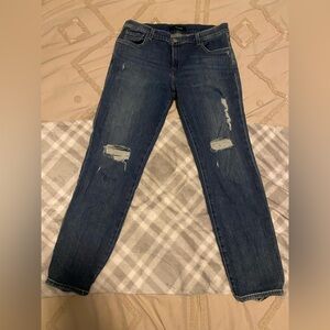 J Brand Distressed Blue Jeans